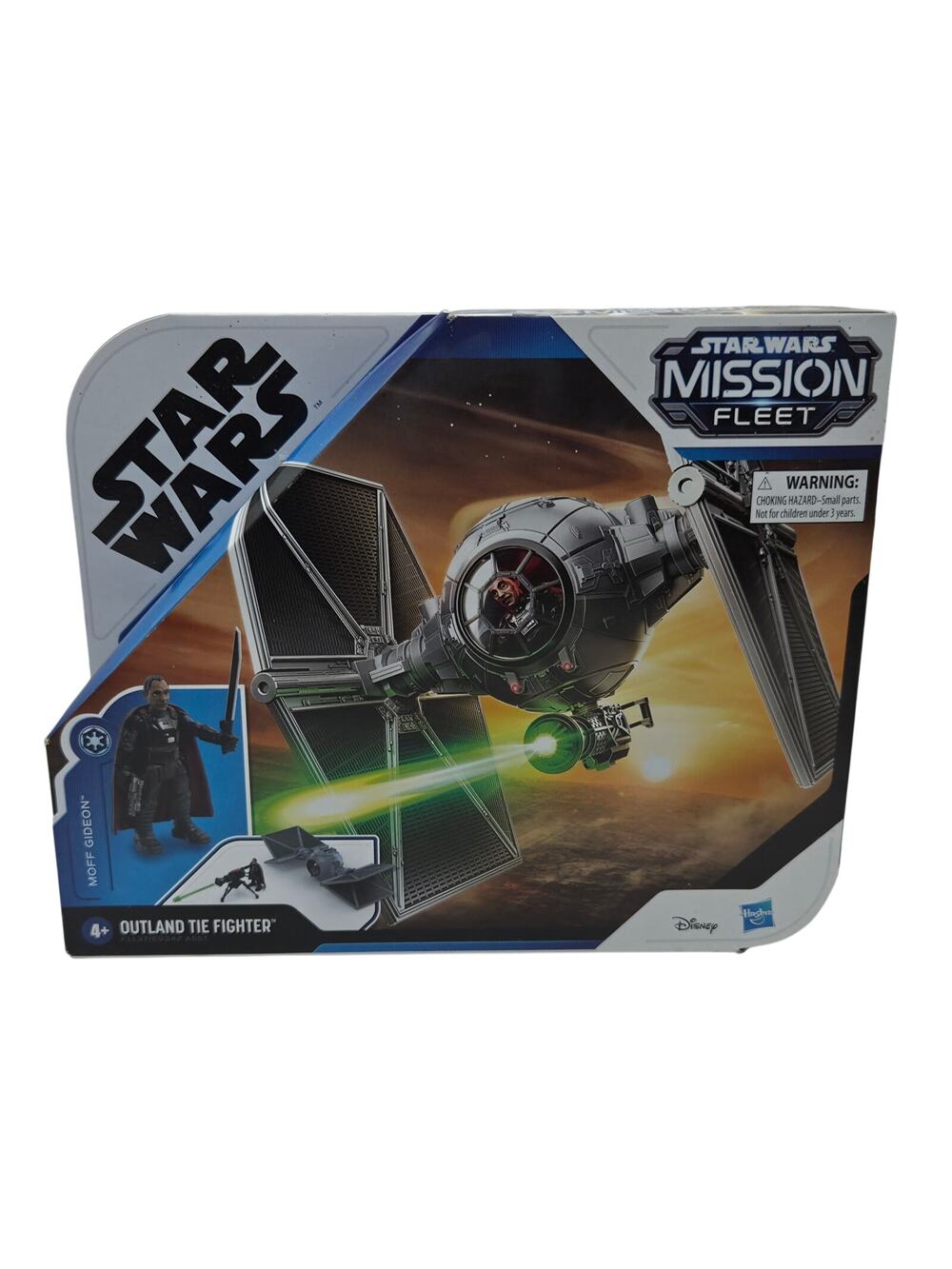 Disney Star Wars Mission Fleet Outland Tie Fighter W/ Moff Gideon Brand New